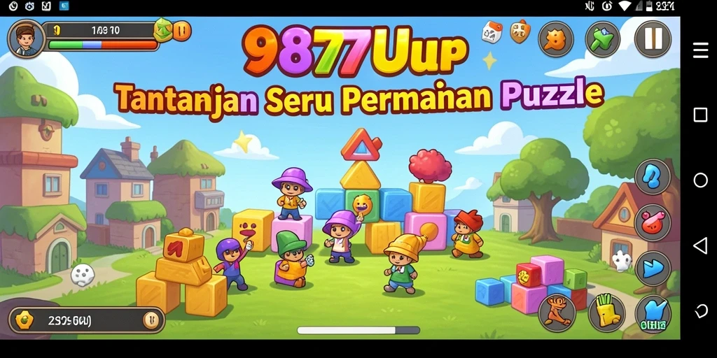 Tampilan gameplay menantang di 987UP dengan grafis menarik.