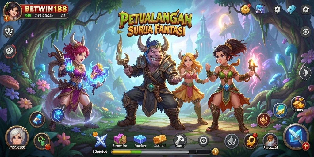 Tampilan gameplay BETWIN188 yang menarik dengan pemandangan fantastis.
