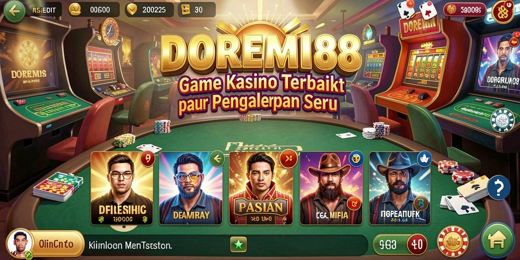 Gameplay seru dan mendebarkan di DOREMI88.