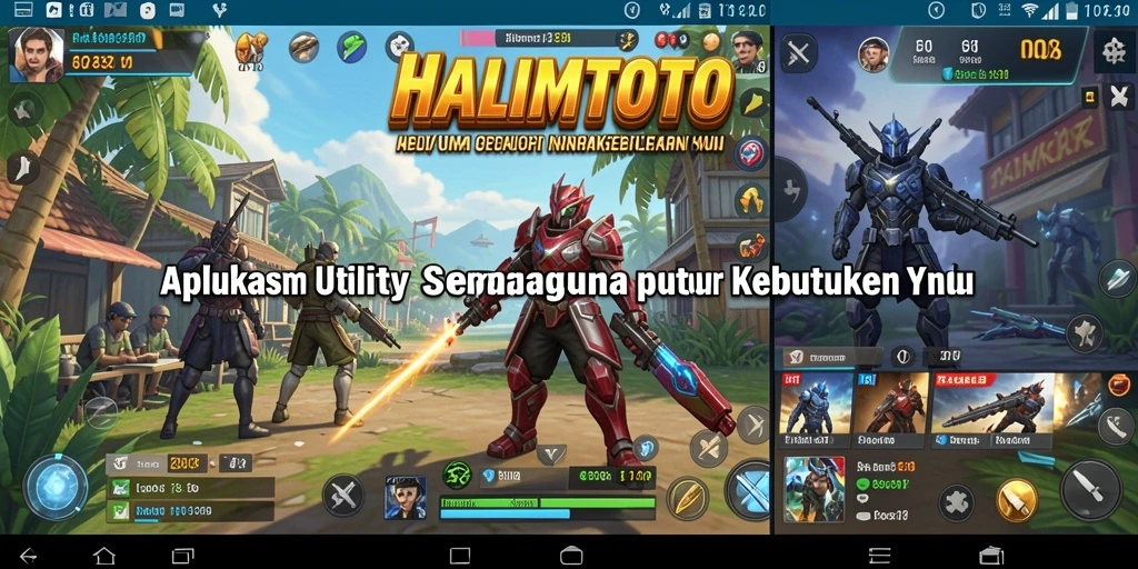 Tampilan antarmuka HALIMTOTO yang intuitif dan mudah digunakan.