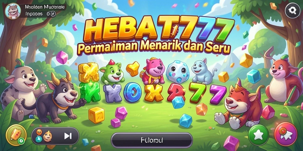 Tampilan gameplay seru HEBAT777 yang menantang otak.
