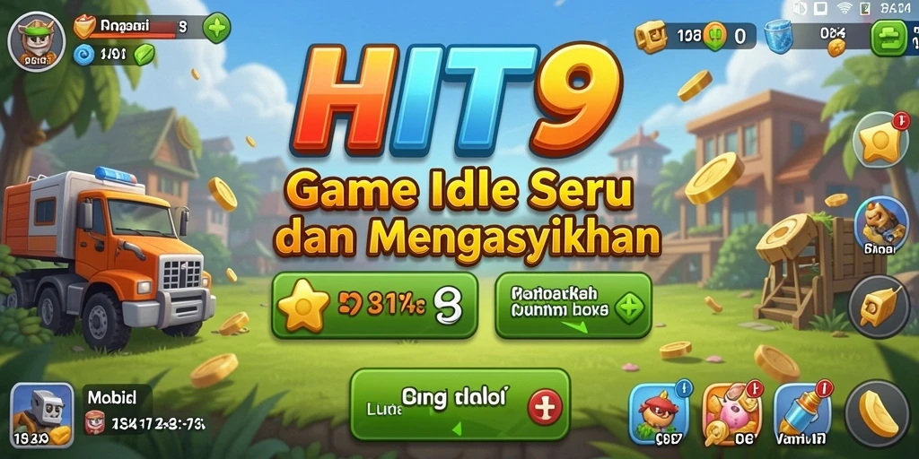 Tampilan gameplay HIT9 yang mengasyikkan dengan elemen Idle.
