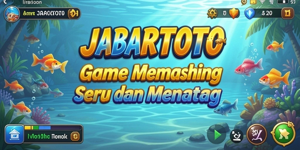 Gameplay JABARTOTO dengan aksi memancing yang seru.