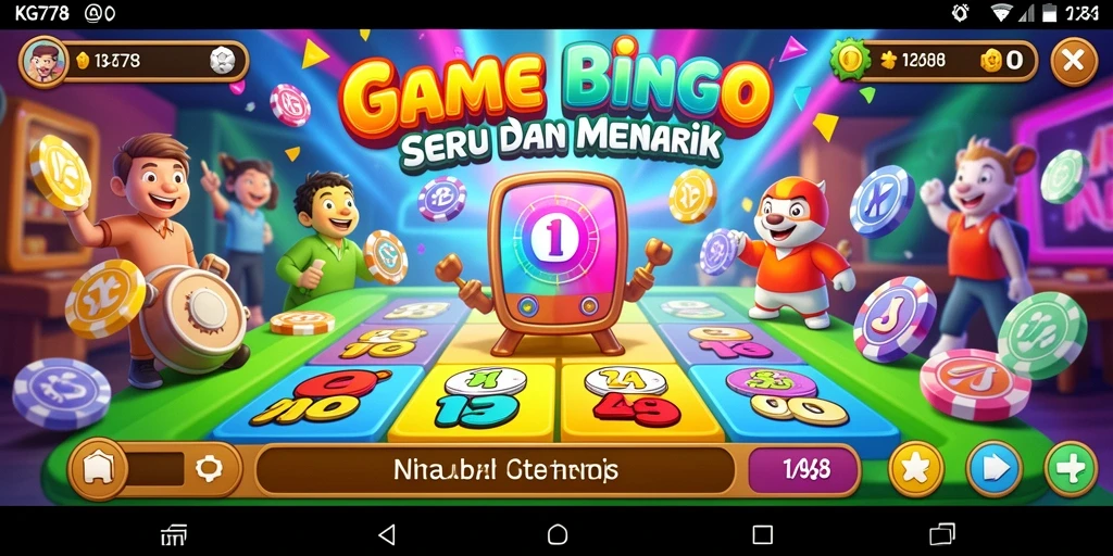 Tampilan gameplay Bingo yang seru dan interaktif di KG778.