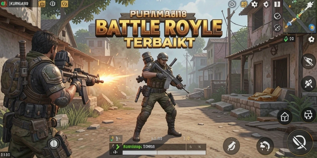 Tampilan gameplay KURNIA898 yang mendebarkan dalam pertempuran Battle Royale.