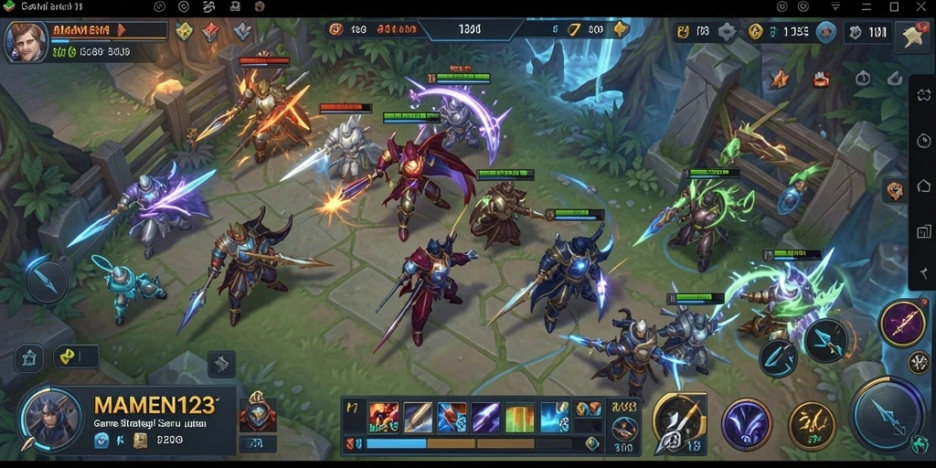 Tampilan menarik gameplay SLG MAMEN123 yang menegangkan.