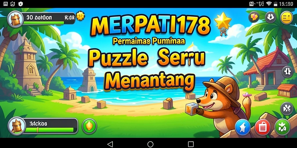 Screenshot gameplay MERPATI178 menampilkan tantangan Puzzle yang menarik.