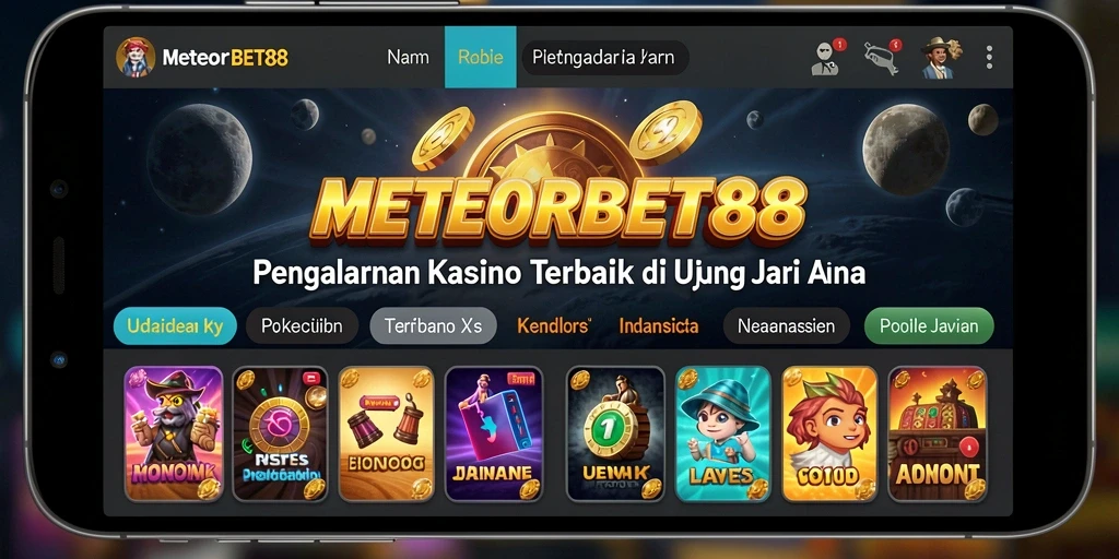 Screenshot gameplay METEORBET88 yang seru dan menarik.