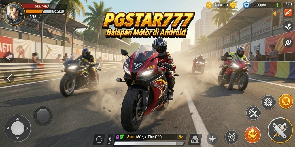 Gameplay seru balapan motor di PGSTAR777 dengan grafis menakjubkan.