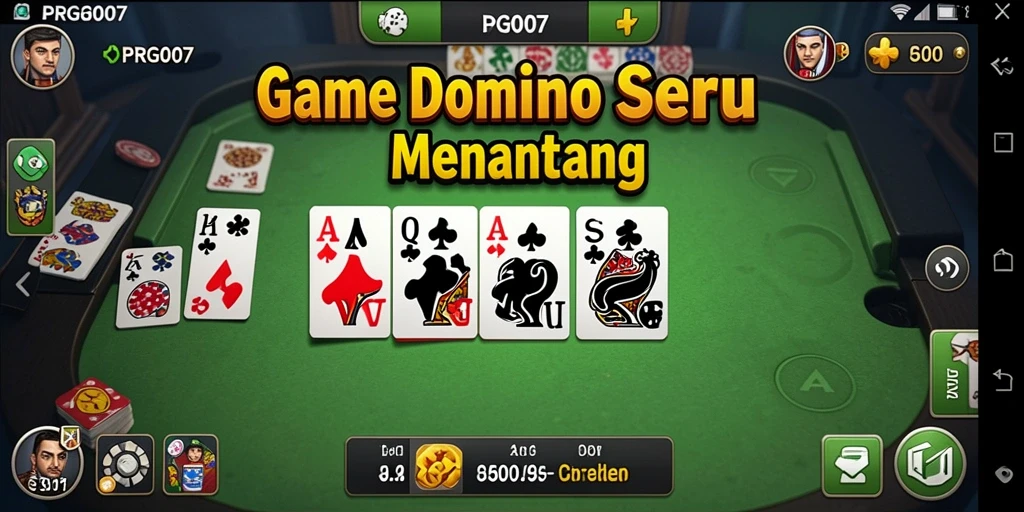 Tampilan gameplay seru dari PRG007 untuk para penggemar Domino.