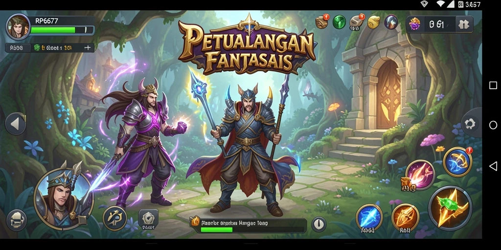 Tampilan menakjubkan dari gameplay RPG yang mendebarkan.