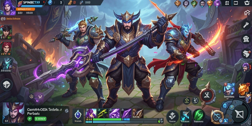 Tampilan gameplay SPINBET99 yang seru dan mendebarkan di arena.