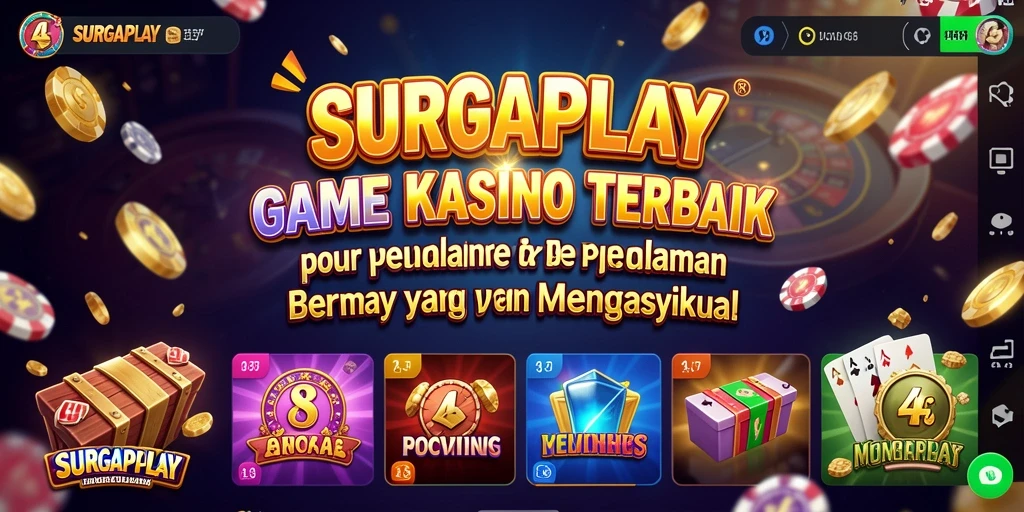 Screenshot SURGAPLAY menampilkan gameplay Kasino yang menarik dan inovatif.