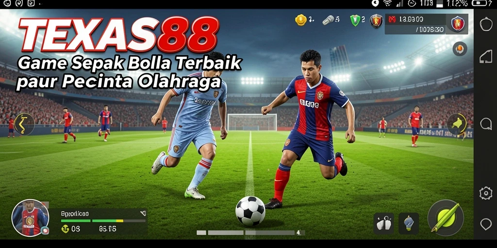 Menampilkan gameplay menyenangkan dalam TEXAS88 dengan aksi sepak bola yang mendebarkan.