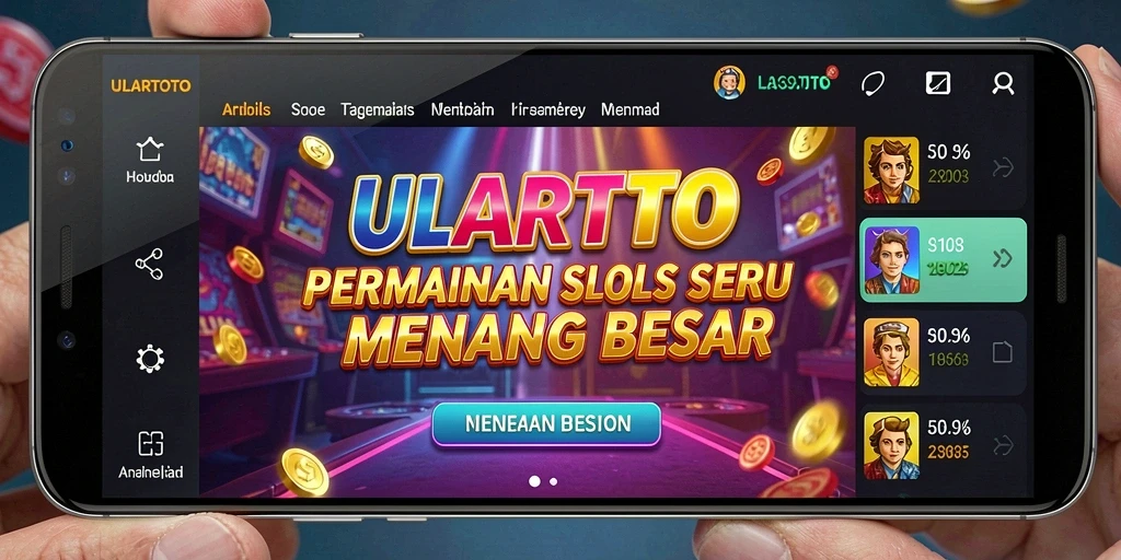 Screenshot ULARTOTO menampilkan tampilan menarik dari gameplay Slot.